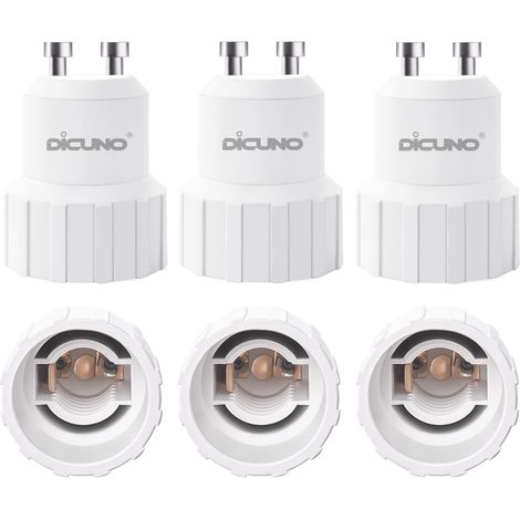 GU10 vers E14 Adaptateur de douille, Douille de lampe, Lot de 6 (1/5)