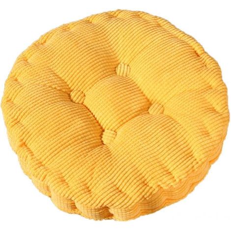 Coussin chaise rond 40x40 cm, tatami respirant, salle à manger/bureau/canapé