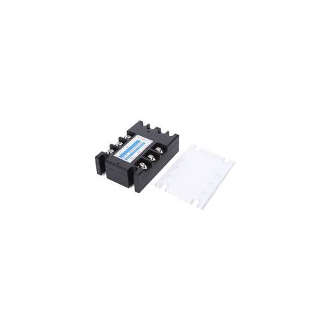 OEBUAFI Wechselstromverteilungs-Steuergerät SSR-3 D4860 60A 480V, transparente Schutzabdeckung, LED-Ausgangsanzeige