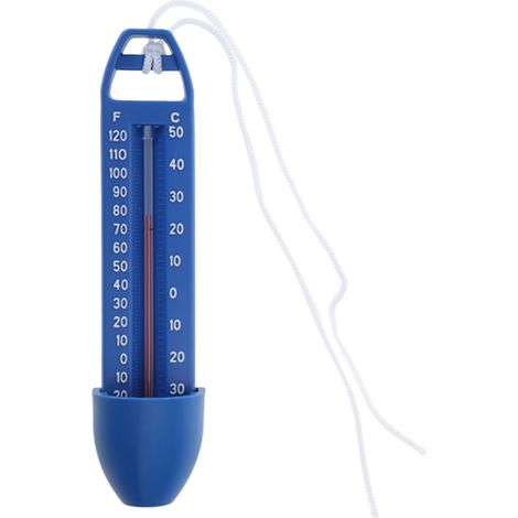 Thermomètre flottant pour piscine, 20-120°F (30-50°C), bleu, pour mesurer la température de l'eau des piscines, spas, jacuzzis et aquariums-AquaForge (1/5)
