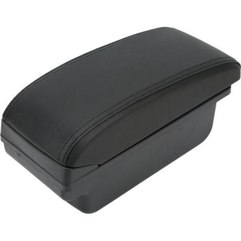 Console centrale voiture Boîte de rangement noir grande capacité repose-bras pour Peugeot 301 2013-2016, organiseur accessoire remplacement, surface lisse (1/5)