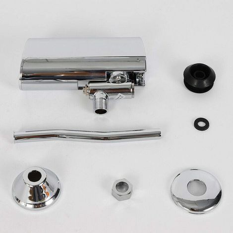 Vanne de chasse d'urinoir à capteur intelligent, urinoirs à montage mural G1/2", urinoir à raccord infrarouge automatique, chasse d'eau électronique à capteur d'urine à économie d'eau