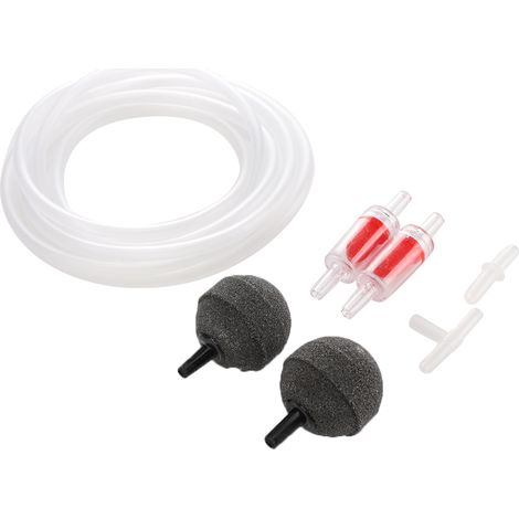 Accessoires pour pompe à air d'aquarium : ventouse, clapet anti-retour, pierre à air, tuyau en trois voies (1/5)
