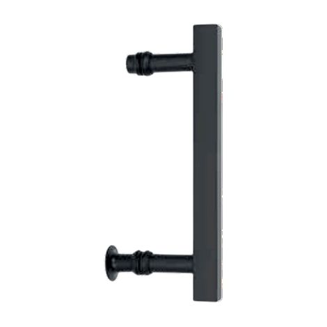 it Maniglia Box Doccia Quadrata Minimal Nero Opaco – Interasse 145 mm – Lunghezza 197 mm