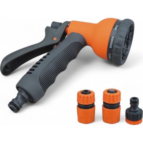 Kit pistola multigetto set 4 pezzi con 8 getti differenti (1/3)
