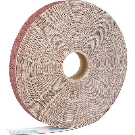 Schleifpapierrolle 2,5 cm x 25 m Körnung 60 Aluminiumoxid (1/5)