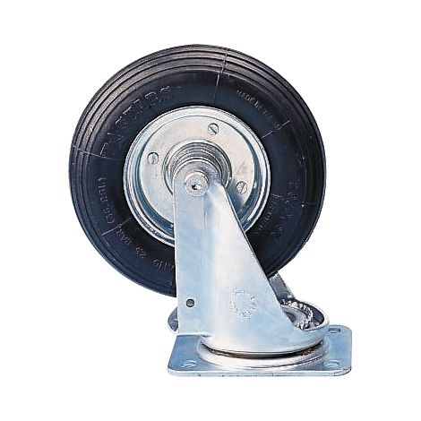 Roulettes industrielles Pivotante RS PRO, Diam 260mm, 150kg ( Prix pour 1 ) (1/2)