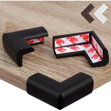 12 piece Protection pour Bébé – Coussin de Sécurité en Mousse Adhésive pour Angles de Table, Bureau et Étagères – Protège-Tête pour Enfant (1/5)