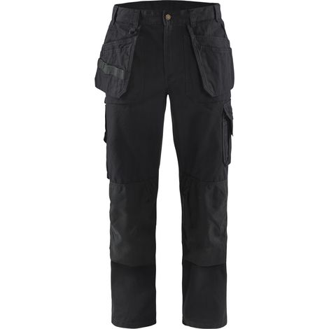 Pantalón de trabajo artesanal 1530131 - Negro S - FR(38) - SE(C44) - Corto