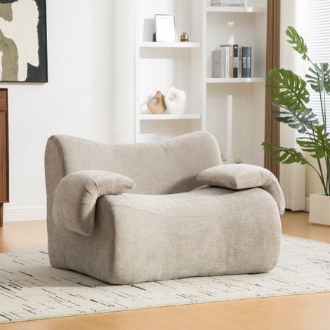 Modulares Kompressionssofa aus Chenille-Stoff, gefüllt mit 30D hochelastischem Schaumstoff. Leicht zu bewegen und mit rutschfestem Boden, ideal für Wohnzimmer und andere Räume.Gray