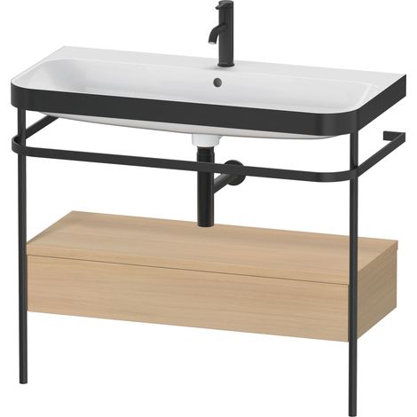 Duravit Happy D.2 Plus c-bonded Set avec console métallique et