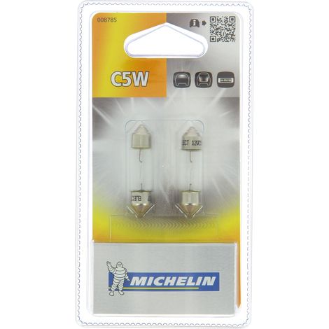 MICHELIN 2 ampoules navettes C5W