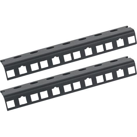HMF 66804-02 Rackschiene für Serverschrank, 4U, 10 Zoll, Schwarz (1/3)