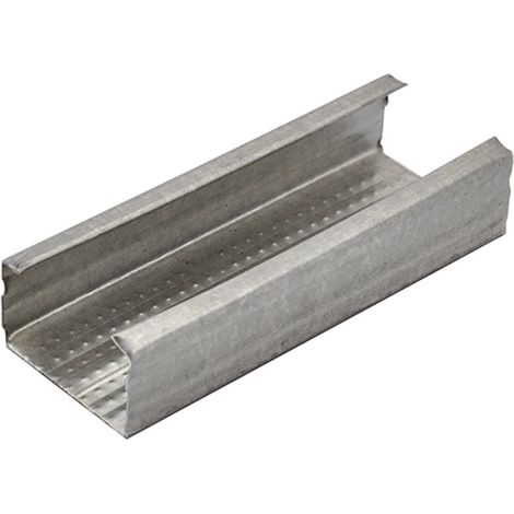 10PZ MONTANTE TIPO 'C' PER CONTROSOFFITTI MM 15 x 49  - mt 3