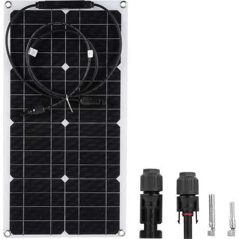 Tragbares 25-W-16-V-Solarpanel-Set, wasserdichtes und flexibles Solarpanel für den Außenbereich mit MC4-Ausgangsstecker