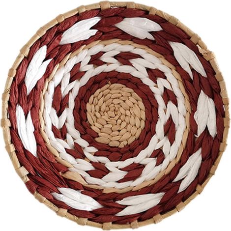 Gewebte Dekoration, strapazierfähige Wandbehänge für Foyer, Gästezimmer und Familienzimmer-Red 30cm (1/5)