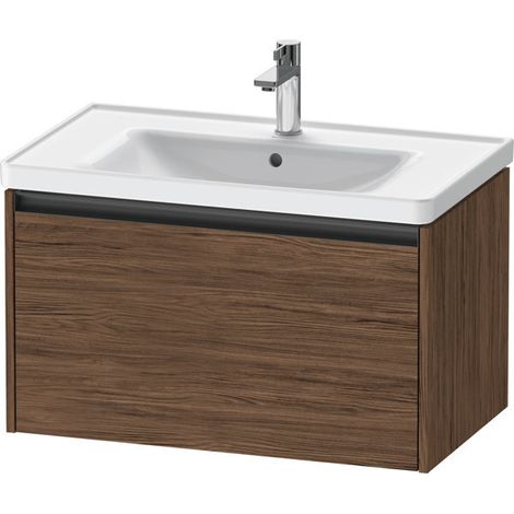 Duravit Ketho.2 Waschtischunterbau wandhängend, 1 Auszug, (1/2)