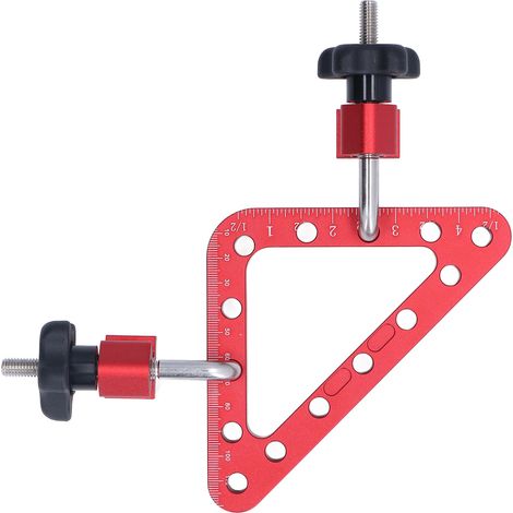 Clip de positionnement carré en alliage d'aluminium à angle droit 45° 90°, impérial/métrique 10-120 mm (1/5)