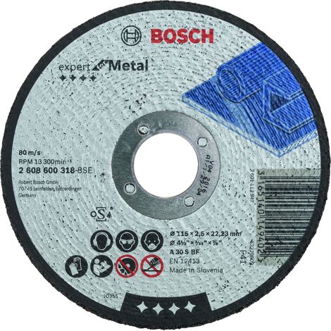 Disco corte recto Expert Metal A 30 S BF 115 25 BOSCH 2608600318