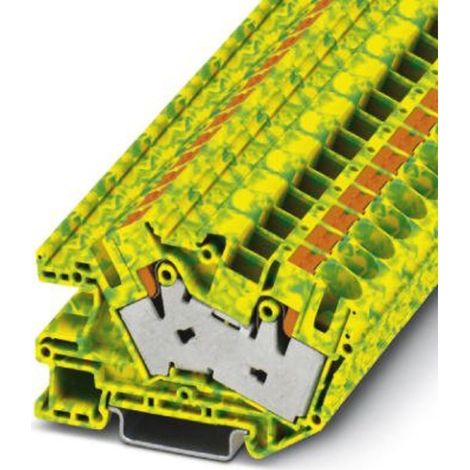 Borne d'installation PTI 16/S-PE, 0,5-16 mm²,, vert-jaune