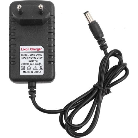 Netzteil mit dickem Kupferkern, 21 V/1 A, für Lithium-Ionen-Akkus, adaptives Ladegerät, EU-Stecker, Ladegerät für Elektrowerkzeuge (1/4)
