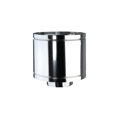 Comignolo In Acciaio Per Stufe A Pellet Doppia Parete 200-250 mm