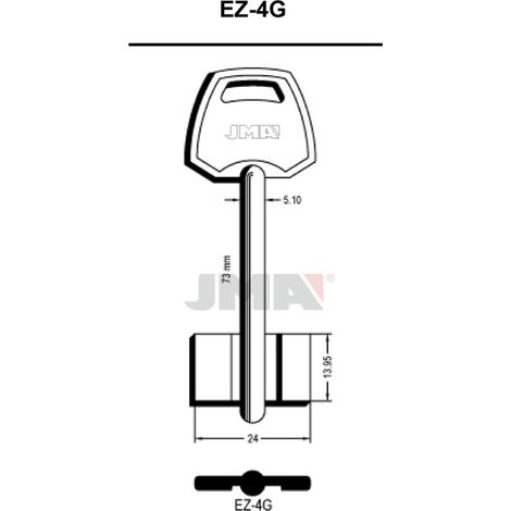 (10 u.) LLAVE EN BRUTO GORJA LATON