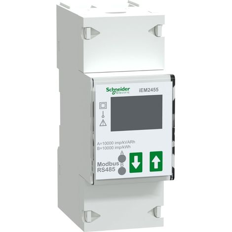 A9MEM2455 - Contatore di energia modulare monofase iEM2455 - 230 V - 100 A con comunicazione Modbus