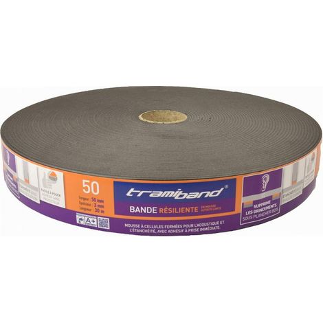 Akustikband unter Parkett TRAMICO Tramiband SR - 65 x 3 mm - L 30 m - 2936280000