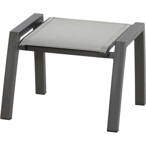 Siena Garden London Hocker – Aluminium & Ranotex in grau (N65761) (1/3)