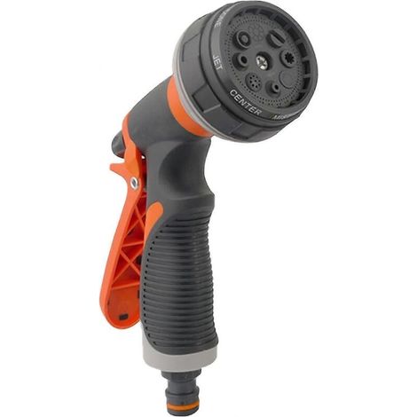 Garden Hose Nozzle Spray Nozzle Gun with 8 Adjustable Watering Patterns Non-Slip High Pressure Water Nozzle for Garden Watering,T-Audacity (1/5)