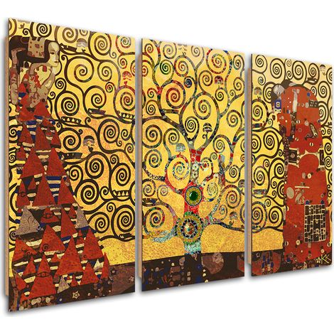 Quadro deco panel 3 paneli, Albero della vita - 150x100 (1/5)