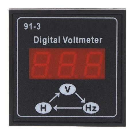 91-3 Digitales Voltmeter-Zubehör für 220-V-Einphasen-Benzin- und Dieselgeneratoren, intelligentes Drei-in-Eins-Gerät (1/5)