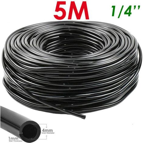Tuyau D'irrigation - PVC - 4 mm Ø Intérieur - 1 mm Épaisseur - Pour Système Goutte À Goutte - 5 M