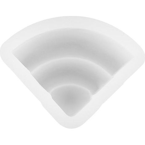 Moule à Pizza Triangle 3D en Silicone pour Décoration de Gâteaux et Fondant (1/4)