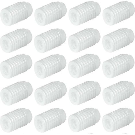 Confezione da 20 manicotti distanziatori in plastica M5 – lunghezza 9,5 mm per viti da legno da 4 mm – Fissaggio resistente per mobili (1/3)