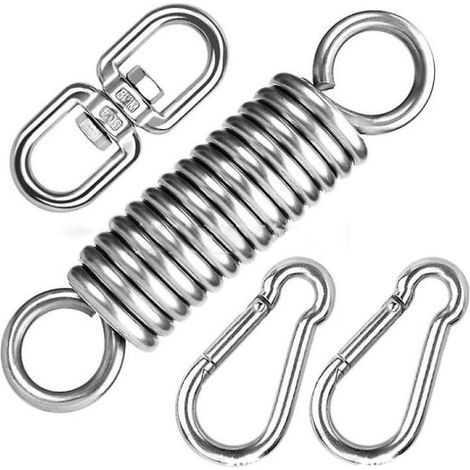 Kit de suspension pour sacs de frappe, chaîne avec émerillon en acier inoxydable (1/3)