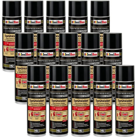 Sprühkleber 15 x 500ml Kontaktkleber Industriekleber Extra Stark Bastelkleber (1/5)