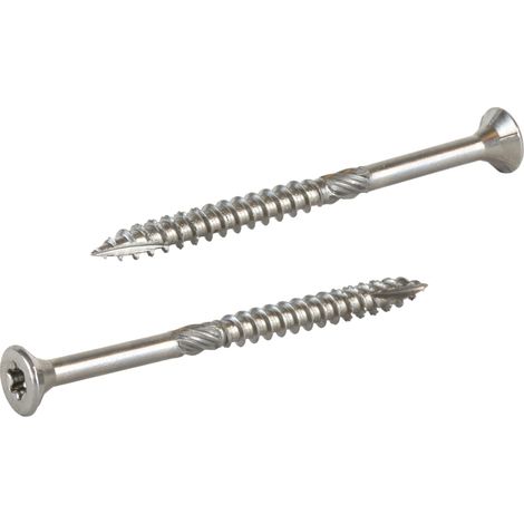 Vis aggloméré - Radix - Torx 30 - RVS - 6.0 x 80 mm/42 (100 pièces) (1/2)
