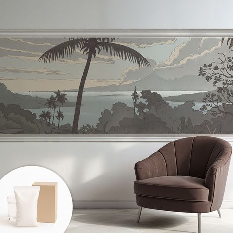 Carta Da Parati - Fotomurale In Vlies - per Decorazione pareti - Per La Cucina Camera Da Letto Per La Soggiorno Paesaggio esotico 250x104 cm (1/5)