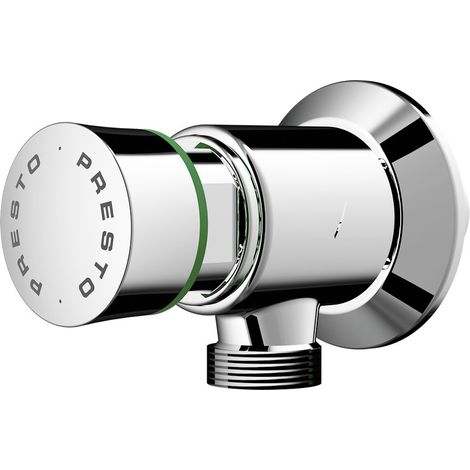 [31707-Presto] Robinet temporisé Presto 12 NEO équerre sans raccord 9l/min pour urinoir m (1/2)