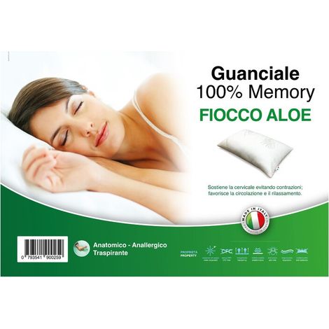 GUANCIALE FIOCCO DI MEMORY ALOE