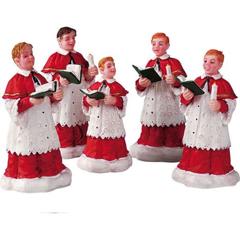 Lemax Set 5 The Choir 52038 Villaggio Di Natale