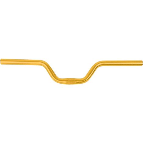 Guidon aluminium vélo pignon fixe relevé 25,4 mm x 520 mm doré (1/5)