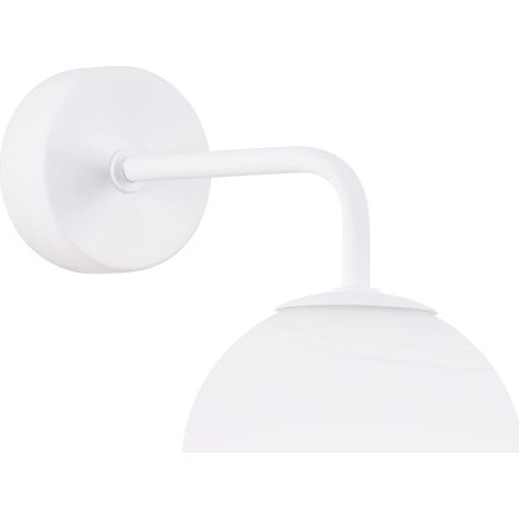 Aplique de pared Cumo blanco, 1 luz (1/5)