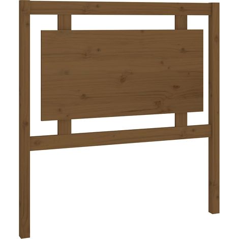 Maison Exclusive - Kopfteil Honigbraun 95,5x4x100 cm Massivholz K (1/5)