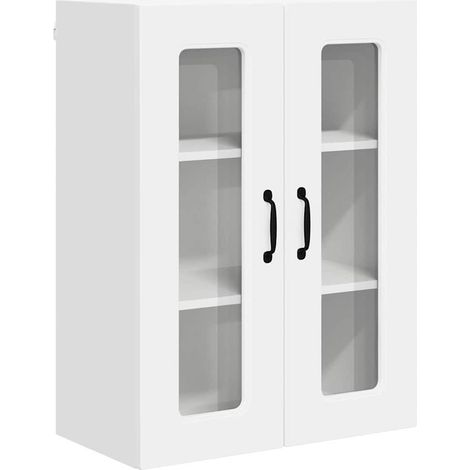 Meuble Haut De Cuisine - Armoire de cuisine avec stockage Blanc 60 x 31 x 80 cm fr31701 (1/5)