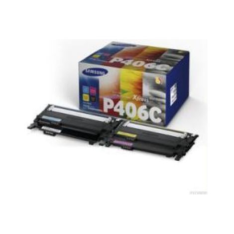 Samsung CLT-P406C Tonerkartusche 4 Stück(e) Original Schwarz, Blau, Magenta, Gelb