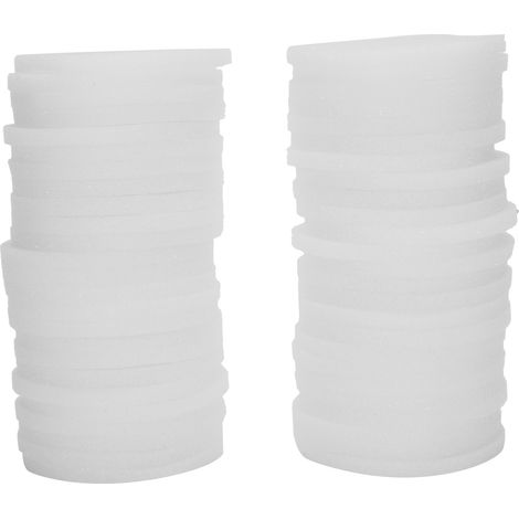 50 tampons en mousse jetables souples pour limes dentaires, support de nettoyage dentaire de rechange (1/5)