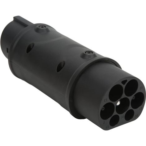 Type 2 to Type 1 Electric Car Charging Adapter, EVSE Connector 16A 32A 230V 7.2KW with IP54 Protection and UL94-V-0 Flame Retardant for Electric Vehicle (1/5)